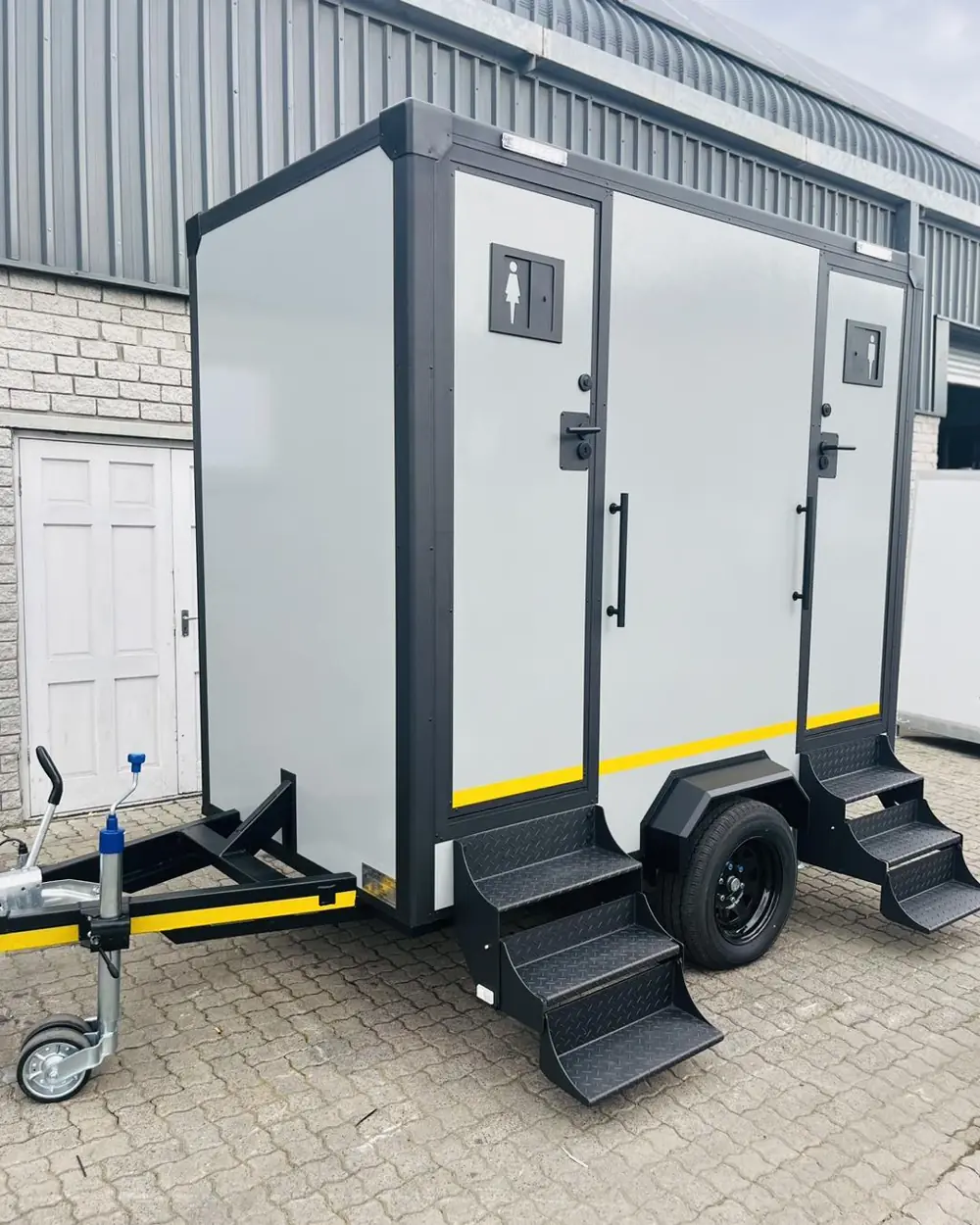 Restroom trailers rental from Kyle Rental Works